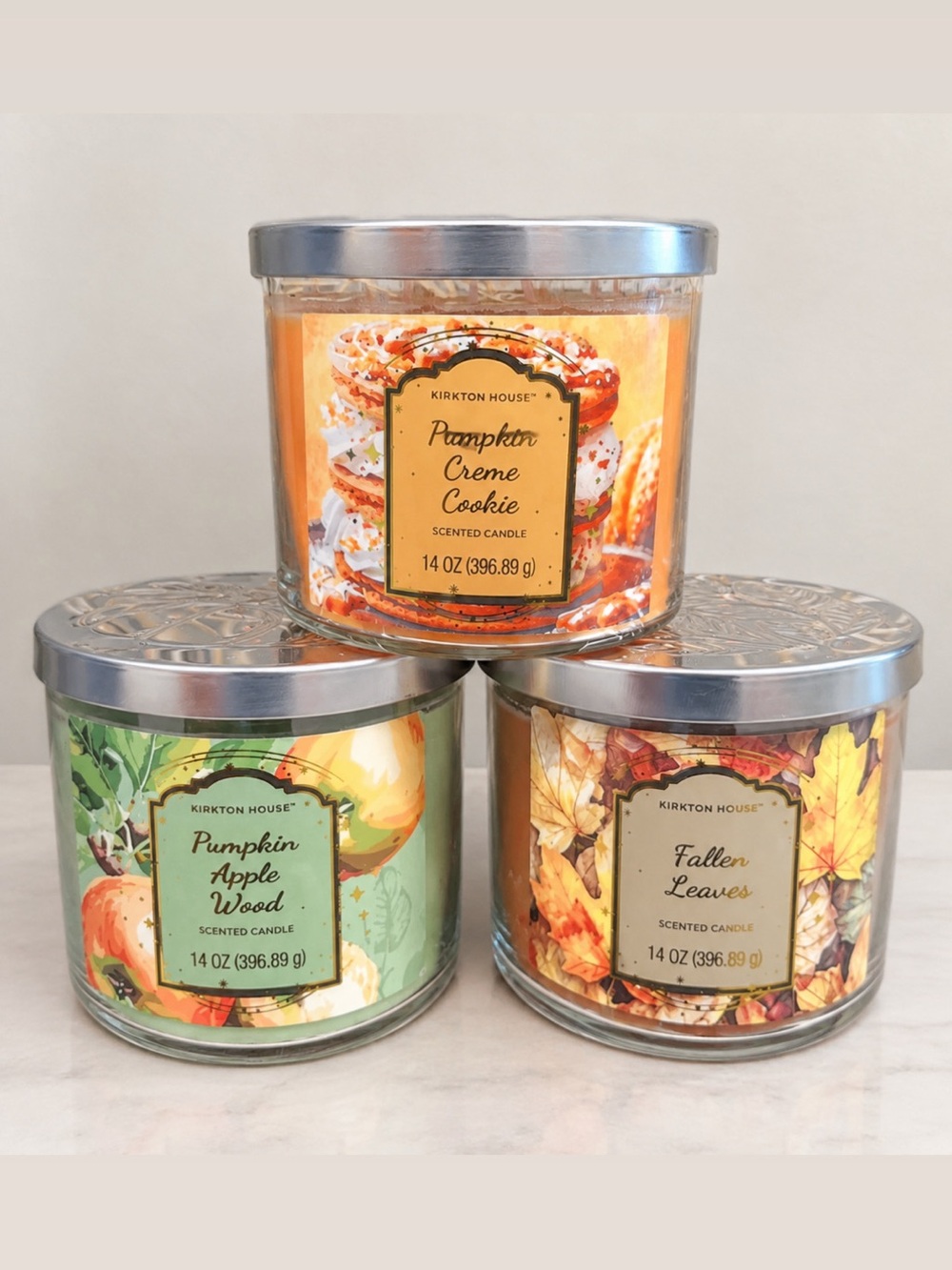 Kirkton House Fall Candles Set of 3